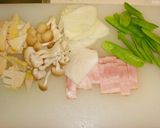 たけのこde和風春の味パスタ作り方1写真