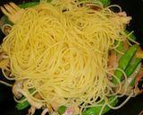 たけのこde和風春の味パスタ作り方3写真