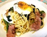 簡単!ほうれん草とベーコンの和風パスタ作り方7写真