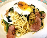 簡単！ほうれん草とベーコンの和風パスタ作り方7写真