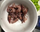ホタルイカと枝豆のチリソース炒め作り方3写真