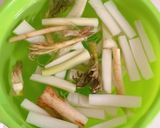 春＊うどと菜の花のさっぱり煮浸し作り方1写真