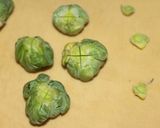香るゴマみそ豆乳スープ♪芽キャベツde作り方1写真