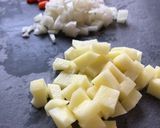 チーズドライカレー作り方1写真