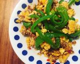 ピーマンとひき肉のピリ辛卵炒め作り方6写真