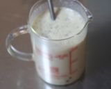 香るゴマみそ豆乳スープ♪芽キャベツde作り方5写真