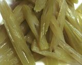 ふきと豚肉の梅昆布炒め作り方1写真