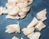 鶏ささみのオリーブ油揚げバルサミコソース作り方4写真