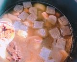 圧力鍋で！豚ホルモンの赤味噌♪どて煮作り方7写真