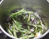 痛風対策!ひじきとニラもやしのお味噌汁作り方4写真