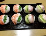 ひな祭り ラップで簡単手まり寿司♪作り方5写真