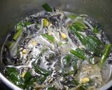 痛風対策!ひじきとニラもやしのお味噌汁作り方6写真