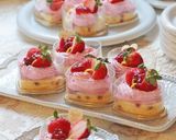 可愛い姫へ*初恋イチゴのセルクルケーキ作り方38写真