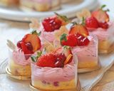 可愛い姫へ*初恋イチゴのセルクルケーキ作り方39写真