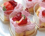 可愛い姫へ*初恋イチゴのセルクルケーキ作り方40写真