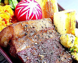 炊飯器で簡単♡獅子唐と豚角煮弁当作り方4写真