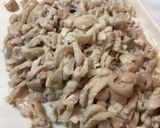 おつまみに♡鶏皮の旨味ポン酢煮作り方2写真