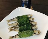 包丁を使わない鰯の素揚げ 大葉包み作り方17写真