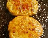 れんこんの鶏つくね照り焼きハンバーグ作り方6写真