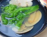 早春の香り❀はまぐりのお吸い物作り方18写真