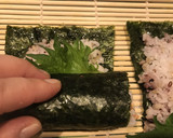 鯖缶+紫蘇+海苔　のり巻　簡単　鯖缶巻作り方10写真