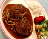 デミグラ煮込みハンバーグ作り方13写真