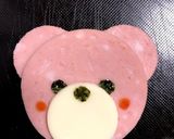 ボロニアソーセージdeキャラ弁くまちゃん作り方8写真