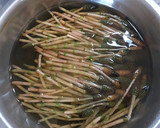 つくしんぼうの卵とじ作り方1写真