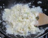 ヘルシー、トロトロ白菜、ホワイトシチュー作り方11写真