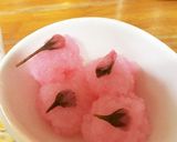 桜のお汁粉(⌒◇⌒)道明寺こしあん編作り方15写真