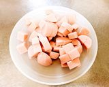 魚肉ソーセージオムレツ作り方2写真