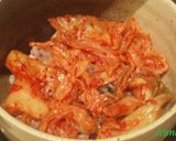 簡単！筍とニラ玉のキムチ丼作り方5写真