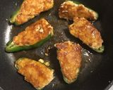 【食費を抑えたい】ピーマン鶏胸えのき詰め作り方6写真