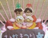 お菓子deお内裏様とお雛様作り方1写真