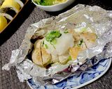 約200kcal☆鶏むね肉和風ホイル焼き作り方7写真