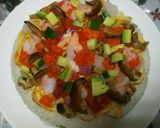 ちらし寿司ケーキ作り方14写真