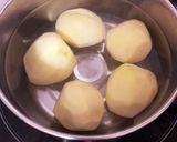 海鮮ポテトサラダ(ほうれん草和え)作り方1写真