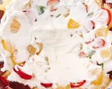 フルーツドームレアチーズのズコットケーキ作り方19写真