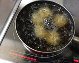 和風仕立て♡ひじき入り揚げハンバーグ作り方6写真