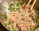 切り干し大根の梅肉おかかサラダ作り方3写真