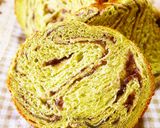 【トヨ型小】よもぎ粒あんマーブルパン作り方34写真