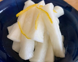 甘酢と柚子でシミうま〜☆ゆず大根作り方4写真