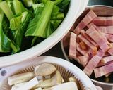 小松菜とブロッコリーでペペロンチーノ炒め作り方2写真
