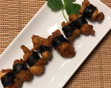 普通！！鶏の唐揚げ（海苔巻き編）作り方6写真