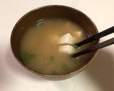 衝撃！どか～んっと豆腐のおみそ汁ｗ作り方4写真