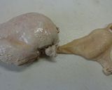 あたただしで鶏ハム～バジルソース添え～作り方6写真