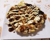 ♡レンジで簡単☆お好み焼き風おやき♡作り方15写真