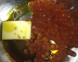 バター醤油人造イクラスパゲティ作り方3写真