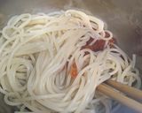 バター醤油人造イクラスパゲティ作り方4写真
