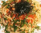バター醤油人造イクラスパゲティ作り方7写真